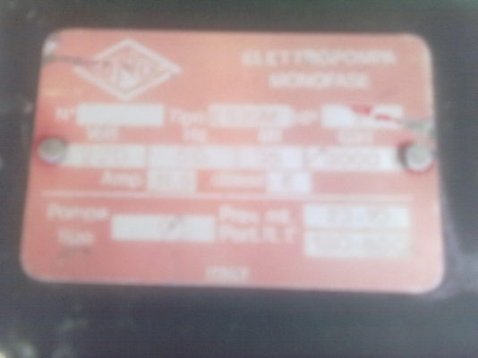 ปั๊มหอยโข่ง ของประเทศอิตาลี ปั๊มหอยโข่ง ของประเทศอิตาลี