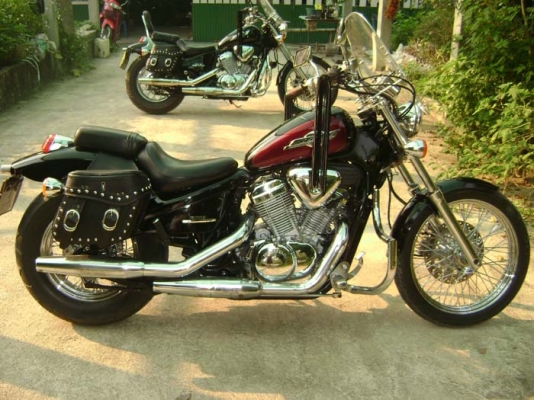 (((( ขาย Honda Steed 400CC ปี94 ปี95 (ดำแก้มแดง)อินวอย+สรรพสามิต+แท้ แต่งครบพร้อมใช้งาน.)))