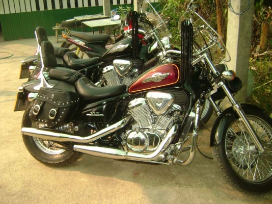 (((( ขาย Honda Steed 400CC ปี94 ปี95 (ดำแก้มแดง)อินวอย+สรรพสามิต+แท้ แต่งครบพร้อมใช้งาน.)))