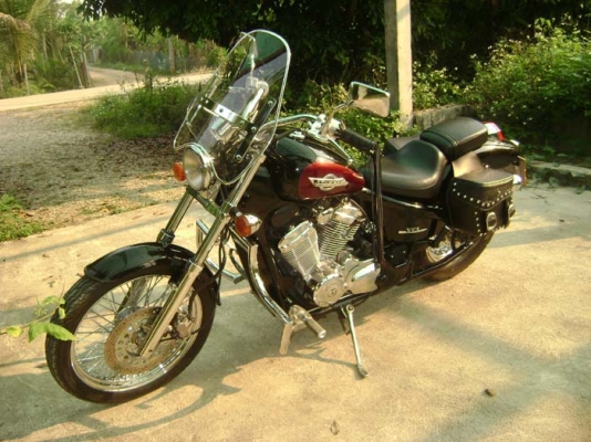 (((( ขาย Honda Steed 400CC ปี94 ปี95 (ดำแก้มแดง)อินวอย+สรรพสามิต+แท้ แต่งครบพร้อมใช้งาน.)))