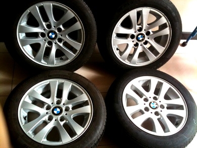 ล้อแม็กซ์16นิ้ว BMW E46 5รู120 พร้อมยางGoodyear Eagle nc 205-55-16 สภาพใหม่ปี12 ใส่BMWได้ทุกรุ่น ล้อแม็กซ์16นิ้ว BMW E46 5รู120 พร้อมยางGoodyear Eagle nc 205-55-16 สภาพใหม่ปี12 ใส่BMWได้ทุกรุ่น