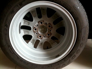 ล้อแม็กซ์16นิ้ว BMW E46 5รู120 พร้อมยางGoodyear Eagle nc 205-55-16 สภาพใหม่ปี12 ใส่BMWได้ทุกรุ่น ล้อแม็กซ์16นิ้ว BMW E46 5รู120 พร้อมยางGoodyear Eagle nc 205-55-16 สภาพใหม่ปี12 ใส่BMWได้ทุกรุ่น
