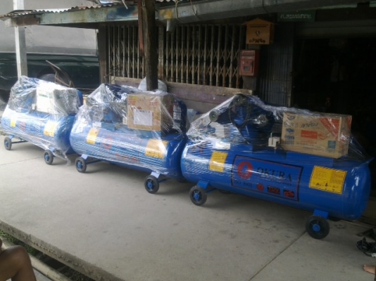 ขายปั๊มลมOKURA 2เเรง 3สูบ(ของใหม่ไม่มีมอเตอร์)ขนาด 165 ลิตรราคาถูกมากๆ