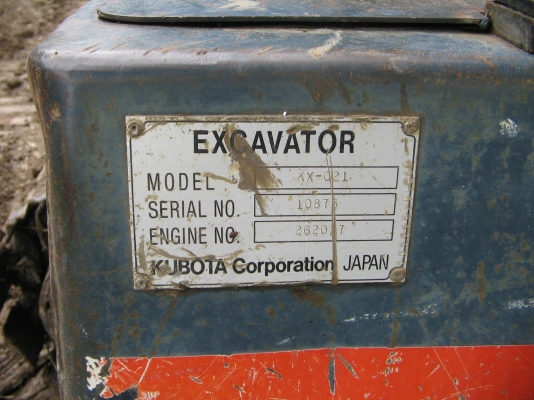 ขายด่วน!!!รถขุด คูโบต้า kx-021 ลดราคาเหลือ175,000 บาทครับ