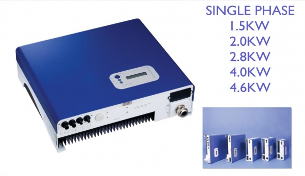 โซล่า กริดไทด์ อินเวอร์เตอร์ ระบบเฟสเดียว