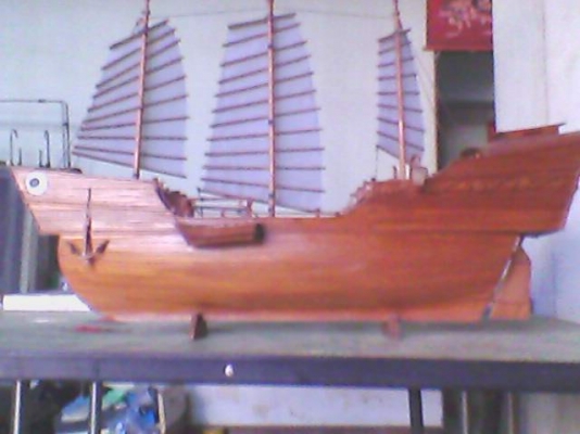 ขายเรือจำลองเสริมดวงฮวงจุ้ย