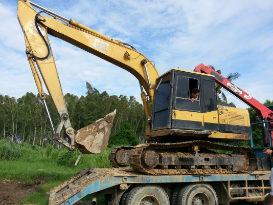 ขายด่วน รถแม็คโค CAT E120BZ บูมยาวพิเศษเอกสารชุดจดทะเบียน