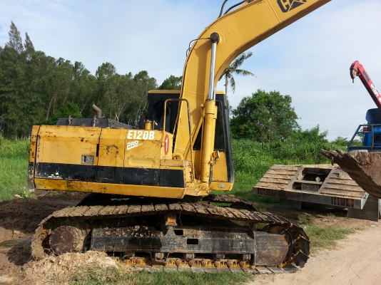 ขายด่วน รถแม็คโค CAT E120BZ บูมยาวพิเศษเอกสารชุดจดทะเบียน