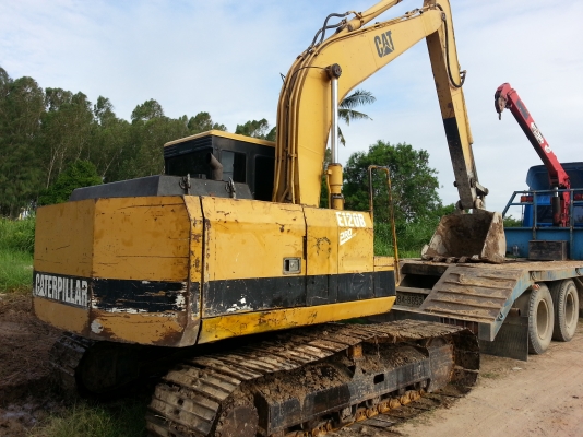 ขายด่วน รถแม็คโค CAT E120BZ บูมยาวพิเศษเอกสารชุดจดทะเบียน