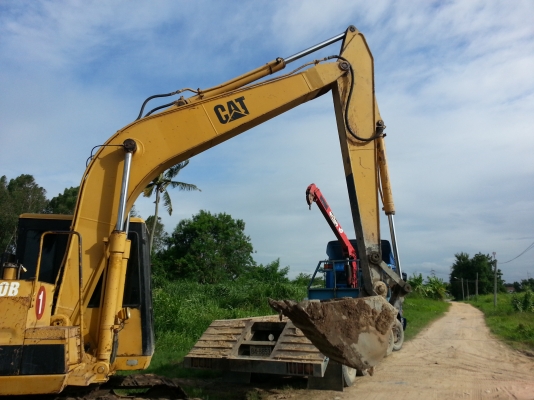 ขายด่วน รถแม็คโค CAT E120BZ บูมยาวพิเศษเอกสารชุดจดทะเบียน