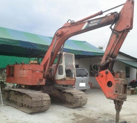 KOBELCO yutani 120 พร้อมหัวเจาะ