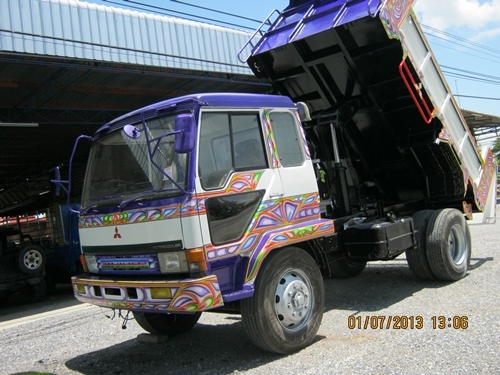 ขายรถบรรทุกหกล้อดั้มิซูบิชิ ยูโร 2 FK 457Hเครื่อง6D16 เครื่อง 220 แรงม้าเทอร์โบ
