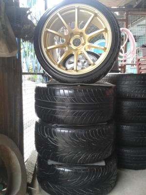 ขายล้อ RS 18 9*9 พร้อมยาง 17500