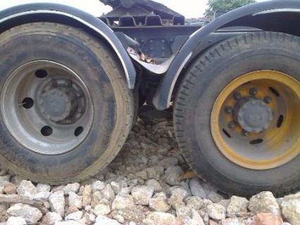 ช่วงล่าง Hino (เมก้า) 2 เพลา ระฆังในตัว รอบเฟืองท้าย 7-41 ครบชุด สวยๆ