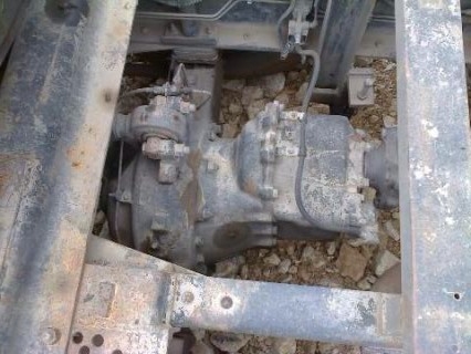 ช่วงล่าง Hino (เมก้า) 2 เพลา ระฆังในตัว รอบเฟืองท้าย 7-41 ครบชุด สวยๆ