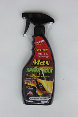 สเปรย์เคลือบสี และพื้นผิวที่ต้องการความเงา MAX SPEED WAX