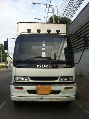 ขาย10ล้อ ISUZU DEGA FVM230 ตู้แห้งพร้อมใช้