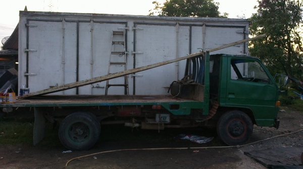 ขายฝาข้างกระบะ 6ล้อ ยาว 5.5 เมตร