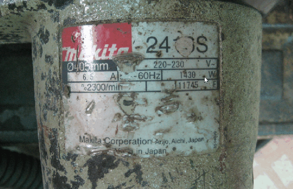 ขายด่วนไฟเบอร์ตัดเหล็ก MAKITA 2416S แท้แน่นอน 100\%