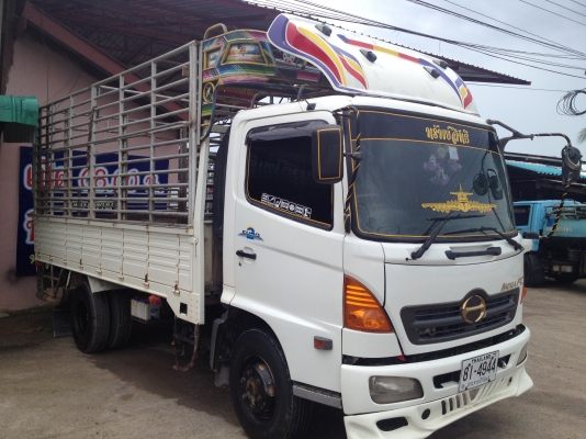 ขายHINO MEGA 175 6เกียร์ รถห้างแท้ ยาว4.3เมตร จดปี49 เครื่องดี แอร์เย็น ภายในสวย