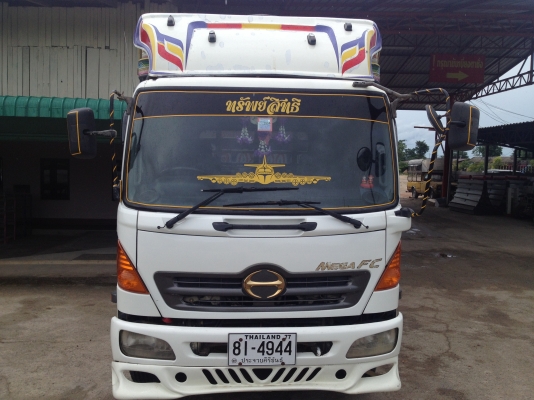 ขายHINO MEGA 175 6เกียร์ รถห้างแท้ ยาว4.3เมตร จดปี49 เครื่องดี แอร์เย็น ภายในสวย