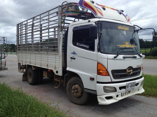 ขายHINO MEGA 175 6เกียร์ รถห้างแท้ ยาว4.3เมตร จดปี49 เครื่องดี แอร์เย็น ภายในสวย