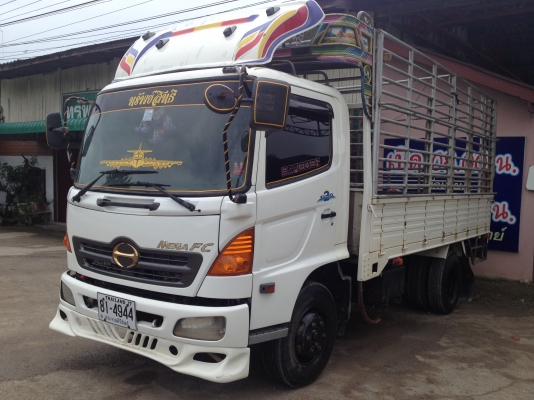 ขายHINO MEGA 175 6เกียร์ รถห้างแท้ ยาว4.3เมตร จดปี49 เครื่องดี แอร์เย็น ภายในสวย