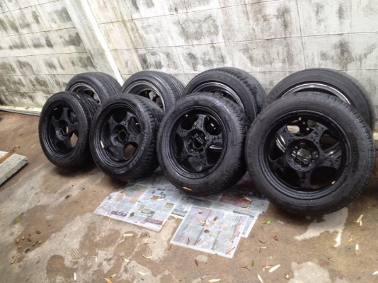 ขายล้อ15"  Spoon Rota พร้อมยาง และ XXR กว้าง8 พร้อมยาง ถูกๆ