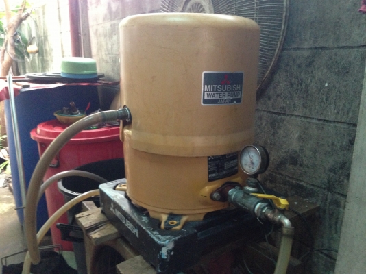 ขายปั้มน้ำอัตโนมัติ Mitsubishi 150 W สภาพสวยพร้อมใช้งาน รับประกันคุณภาพ ดูประวัติการขายผมได้ครับ