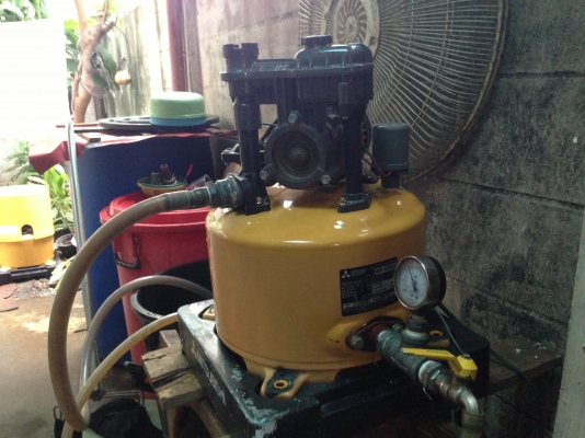 ขายปั้มน้ำอัตโนมัติ Mitsubishi 150 W สภาพสวยพร้อมใช้งาน รับประกันคุณภาพ ดูประวัติการขายผมได้ครับ