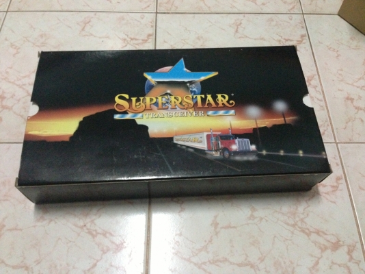 ขายวิทยุมดดำ SUPERSTAR  27MHz  ไฟเขียว