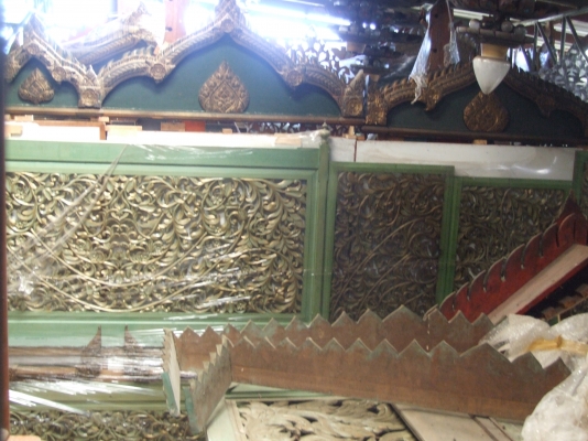 ขายด่วน,งานเก่าโบราณ,,งานแกะไม้สัก,สวยๆรื้อจาก,โรงละคร,,โบราณ,