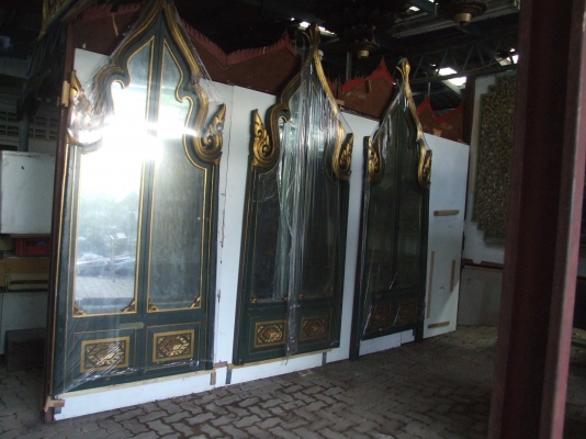 ขายด่วน,งานเก่าโบราณ,,งานแกะไม้สัก,สวยๆรื้อจาก,โรงละคร,,โบราณ,