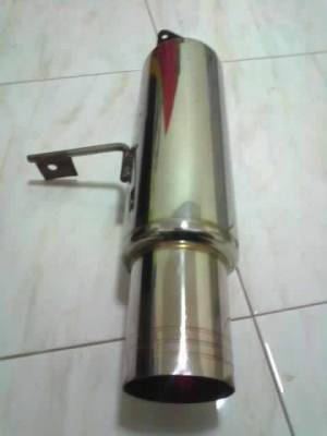 ปลายท่อ2แบบใสเกลียวและไส้ตรง แน่นๆ เสียงดุๆ!!