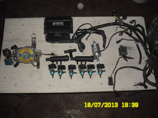 ขายอุปกรณ์แก๊ส lpg หัวฉีด เครื่อง 6สูบ bsm