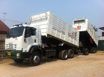 ขายรถ 22 ล้อพ่วงแม่-ลูกดัมพ์ ISUZU DECA 360 ปี 2552 ลูกพ่วง 3 คานแท้ดัมพ์กระบะเหล็กคอกเกษตร กระบะยาว 7 เมตร ราคา 3400000