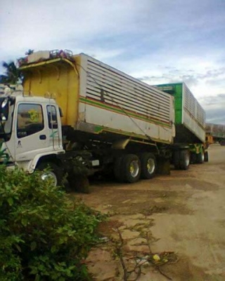 ขายรถ 18 ล้อพ่วงแม่-ลูกดัมพ์ ISUZU DECA 270 ปี 2549 ลูกพ่วง 2 คานกระบะอะลูมิเนียมคอกเกษตร ราคา 2450000