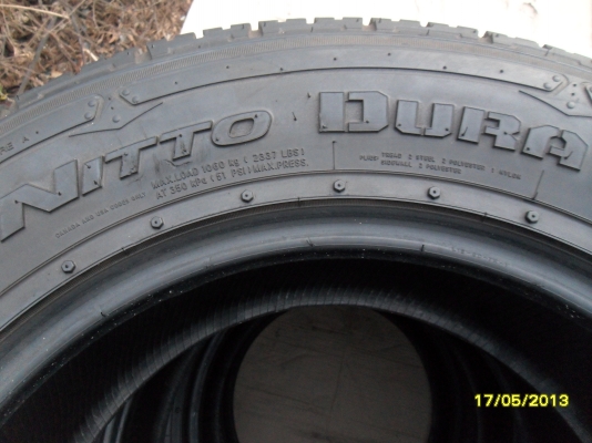 ขายยาง NITTO 265/60R18 ยางปี10 จำนวน 4 เส้น