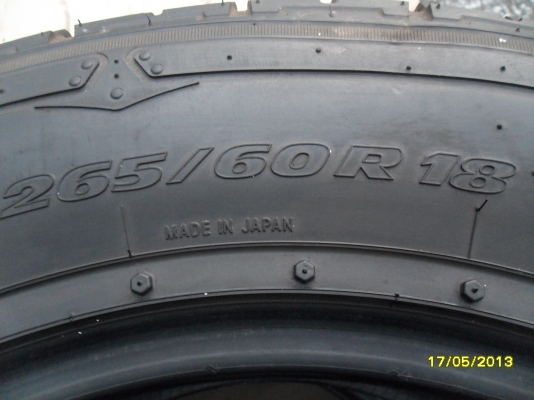 ขายยาง NITTO 265/60R18 ยางปี10 จำนวน 4 เส้น