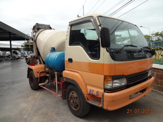 ,ขายรถโม่ปูน อีซูซุ เครื่อง 6HL1 = 205 HP โม่ 2.5 Q สภาพพร้อมใช้งาน