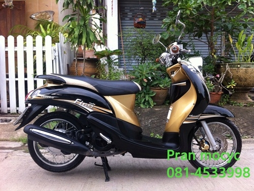 ขายyamaha fino(ตัวTOP)สีดำน้ำตาล ปี2012