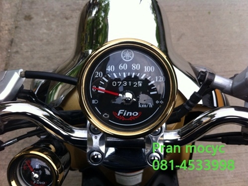 ขายyamaha fino(ตัวTOP)สีดำน้ำตาล ปี2012