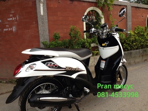 ขายyamaha fino ลายps(ตัวTop)สีขาวดำ ปี2013