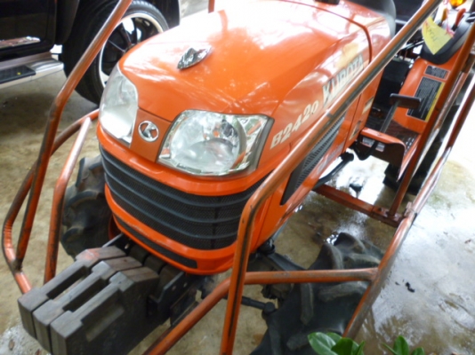 KUBOTA   B2420 พร้้อมโครงกันอ้อย  สภาพดีมาก พร้อมใช้งาน