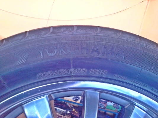 qขายแม็ก20พร้อมยางYOKO265/50R20 qขายแม็ก20พร้อมยางYOKO265/50R20