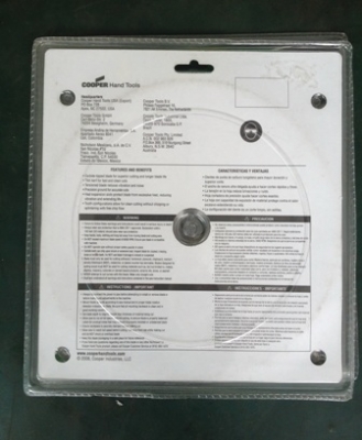 ขายใบเลื่อยตัดอลูมิเนียม NICHOLSON 10" 245mm