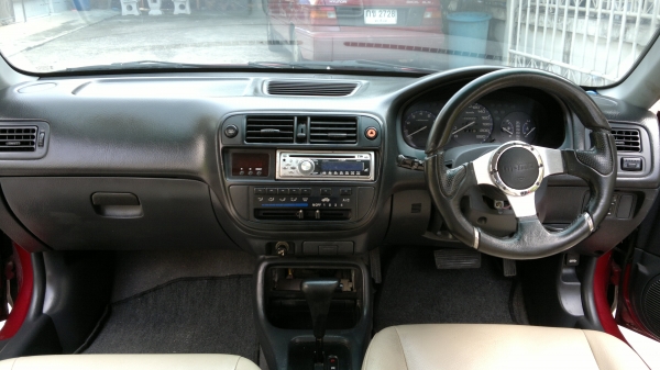 ขายถูกๆ ซีวิคตาโตไมนอลแชน vtec เครื่อง1.6 เกียร์ออโต้ ติดแก๊ส เบรกABSดิสเบรก4ล้อ