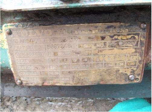 เกียร์ฟูเล่อvolvo พร้อม PTO ของติดตัว เป็นรุ่นตบคันเกียร์ low-high ที่เพลตตีสวีเดน