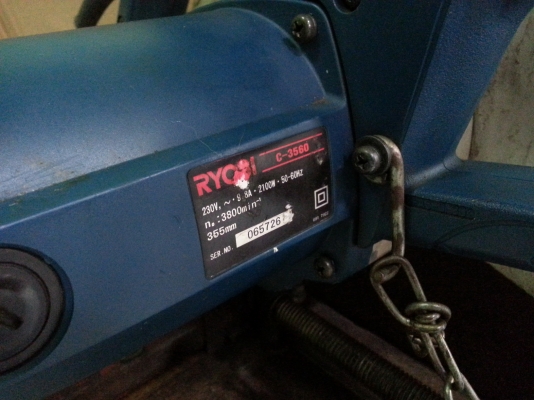 แท่นตัดไฟเบอร์ยี่ห้อ ryobi รุ่น c 3560 พร้อมใช้งานครับ