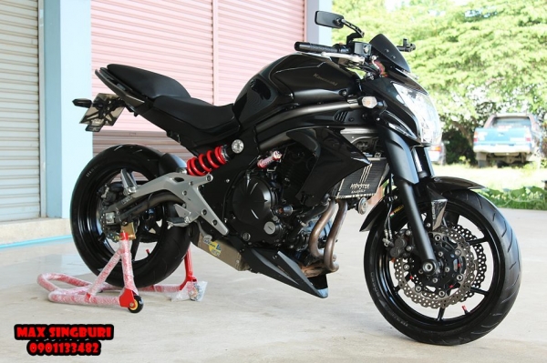 แม็กสิงห์บุรี//KAWASAKI ER6N ปี2012 รถ0 สภาพสวย พร้อมท่อแต่ง ราคา 239000 (รับเทิร์น)